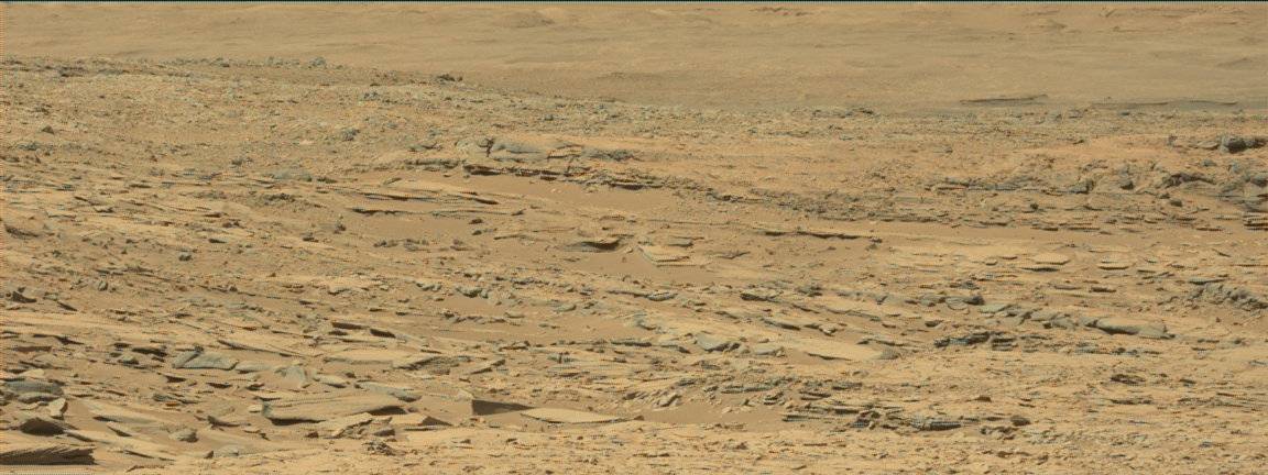 Nasa's Mars rover Curiosity acquired this image using its Mast Camera (Mastcam) on Sol 554