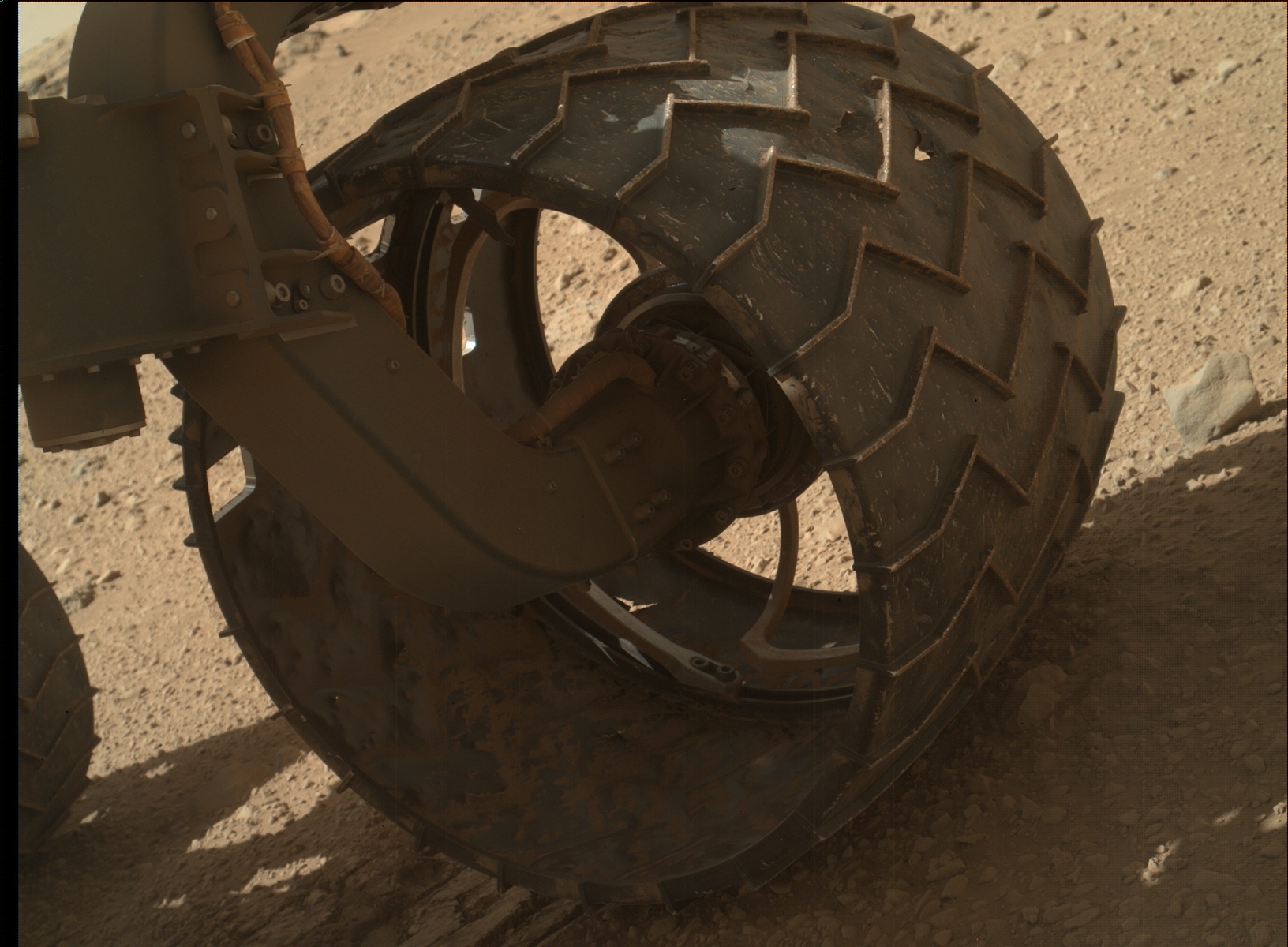 Nasa's Mars rover Curiosity acquired this image using its Mars Hand Lens Imager (MAHLI) on Sol 554
