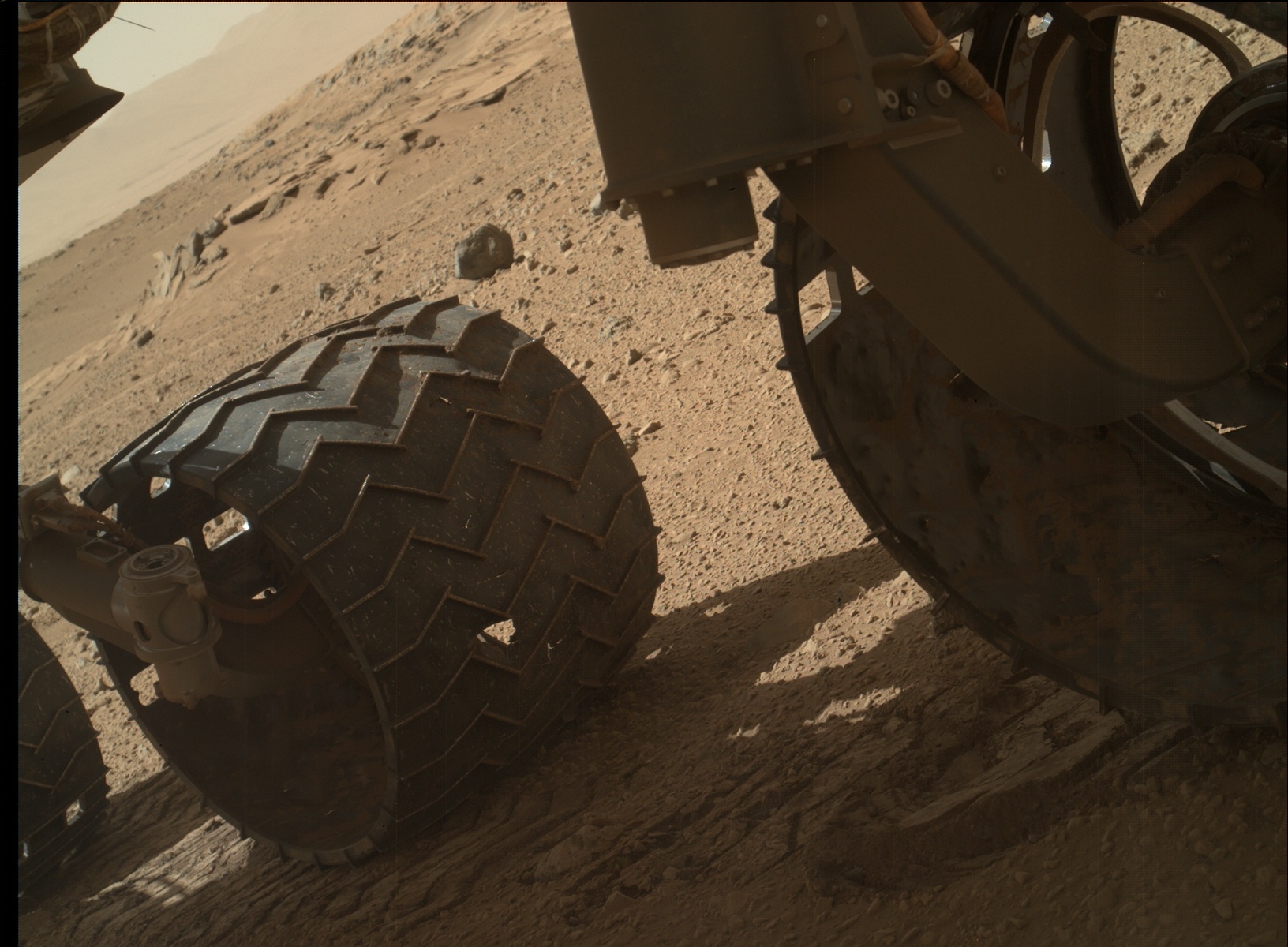 Nasa's Mars rover Curiosity acquired this image using its Mars Hand Lens Imager (MAHLI) on Sol 554