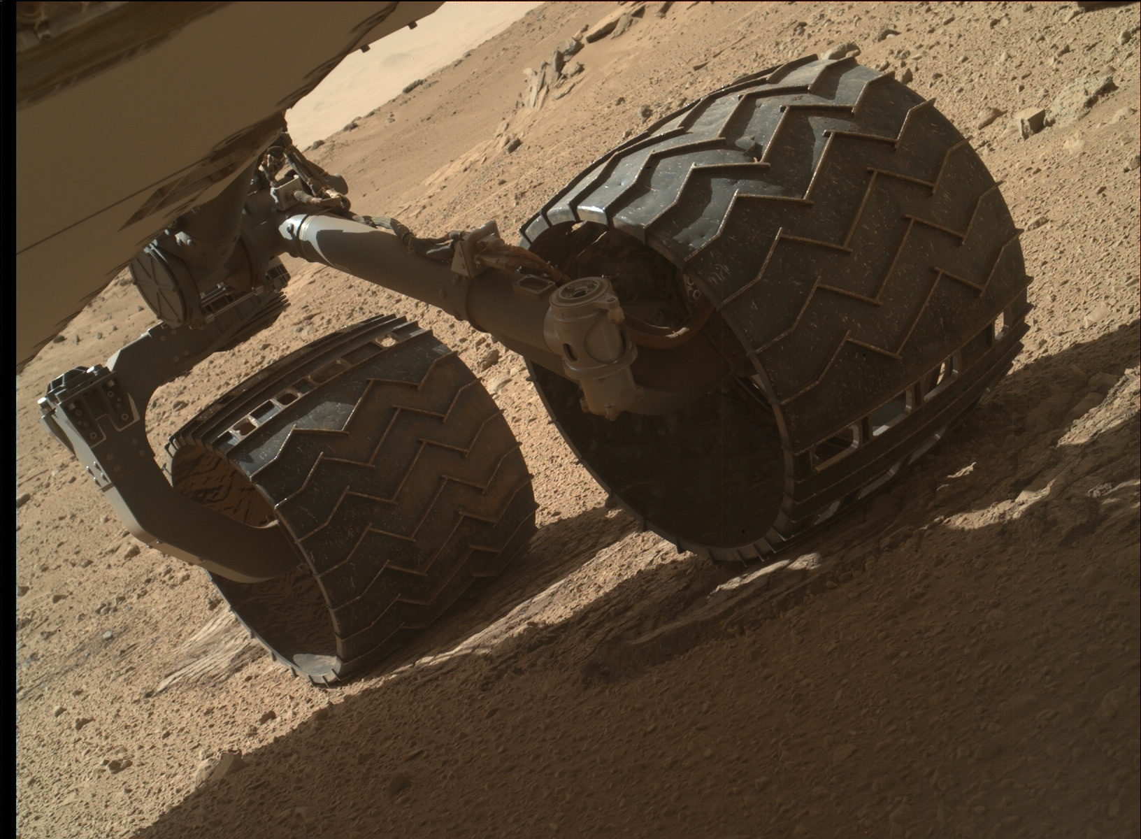 Nasa's Mars rover Curiosity acquired this image using its Mars Hand Lens Imager (MAHLI) on Sol 555