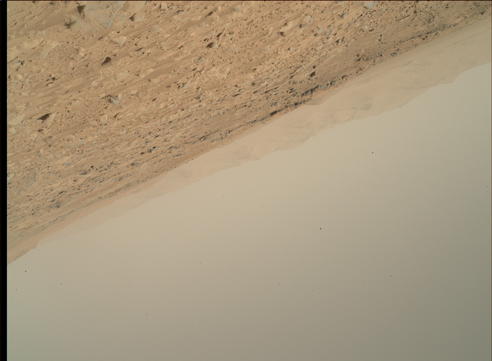 Nasa's Mars rover Curiosity acquired this image using its Mars Hand Lens Imager (MAHLI) on Sol 558