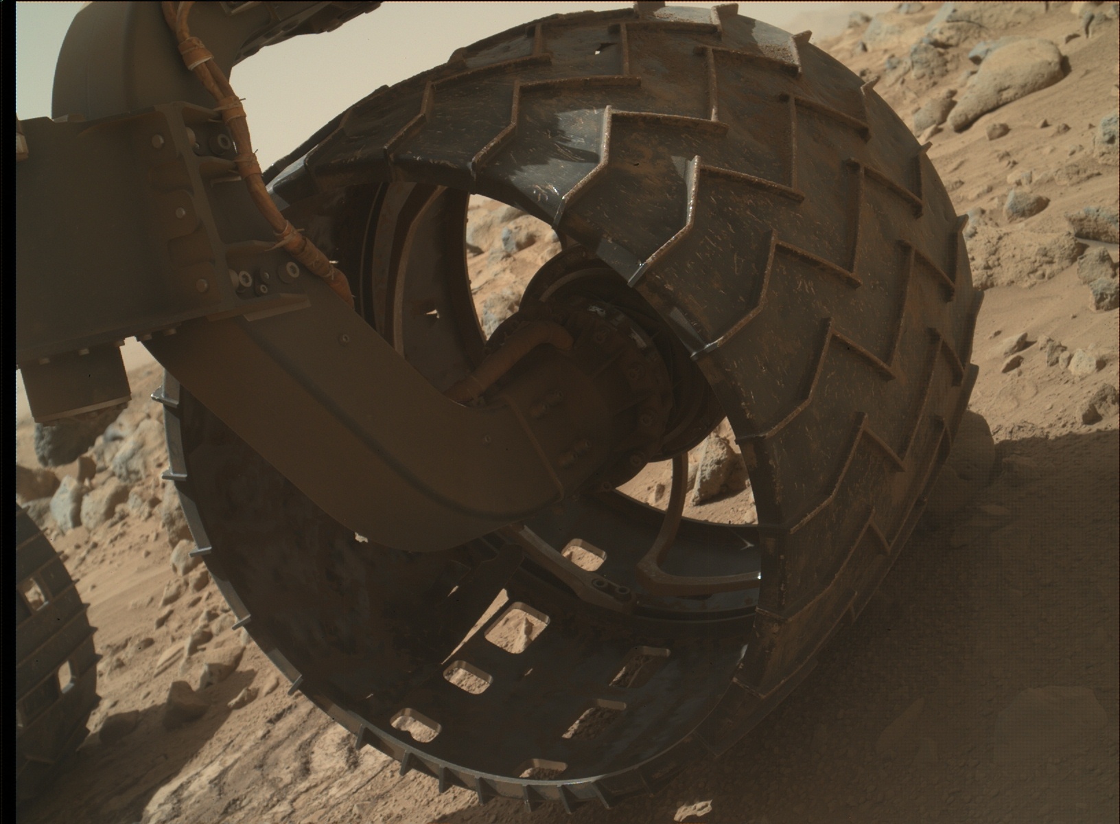 Nasa's Mars rover Curiosity acquired this image using its Mars Hand Lens Imager (MAHLI) on Sol 559