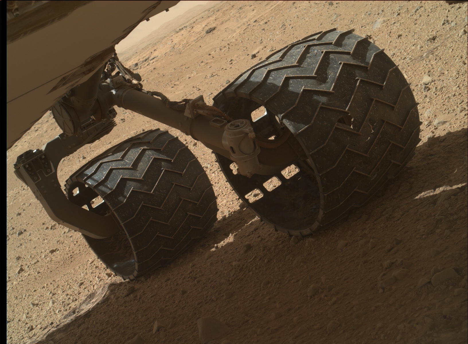 Nasa's Mars rover Curiosity acquired this image using its Mars Hand Lens Imager (MAHLI) on Sol 561
