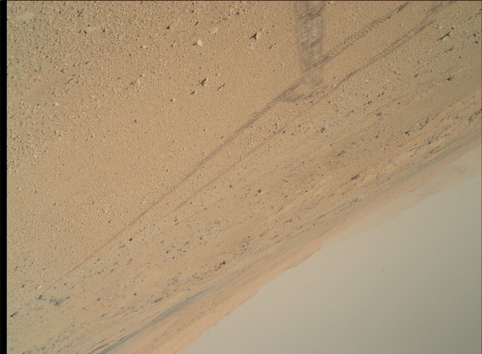 Nasa's Mars rover Curiosity acquired this image using its Mars Hand Lens Imager (MAHLI) on Sol 561