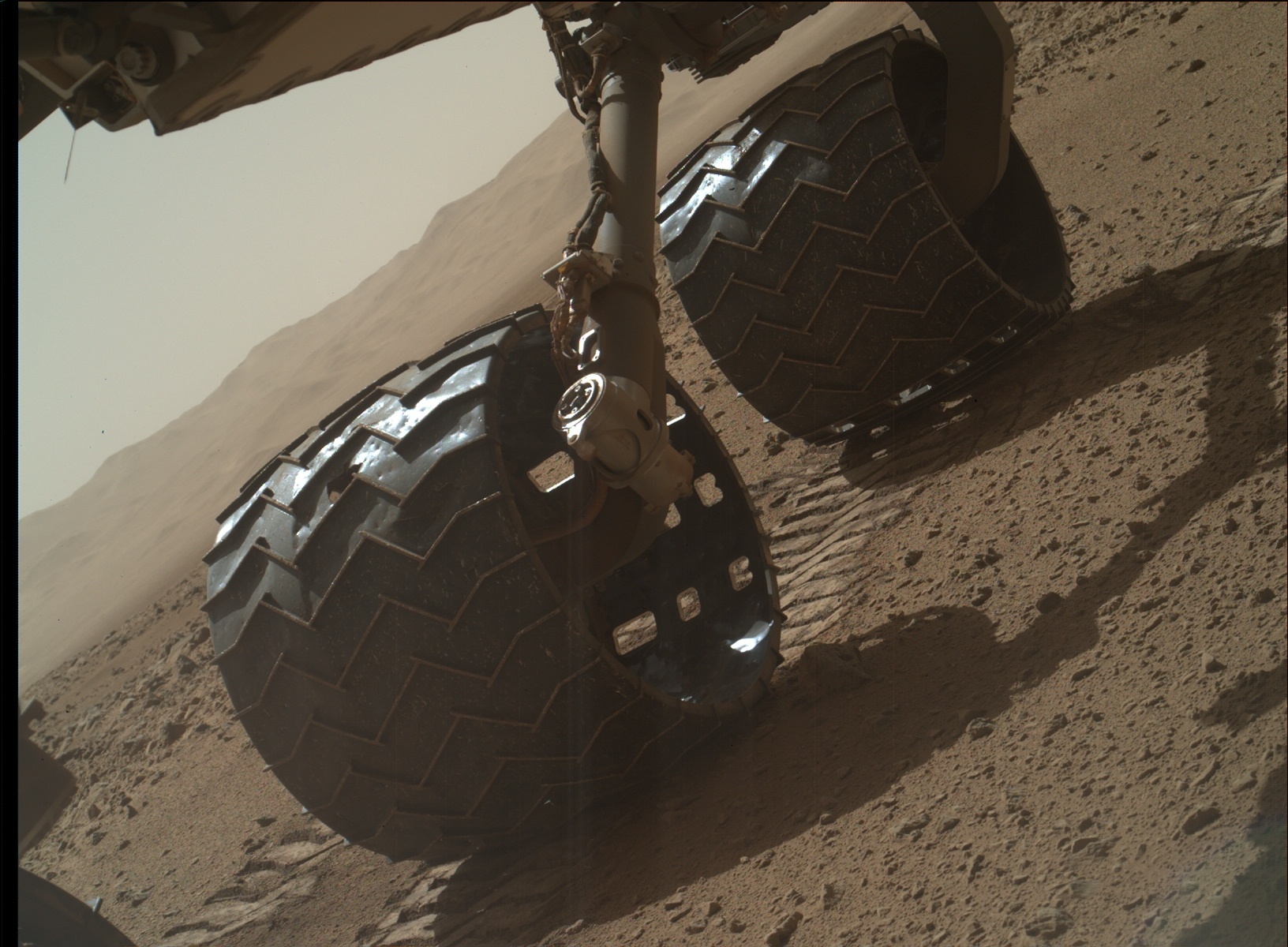 Nasa's Mars rover Curiosity acquired this image using its Mars Hand Lens Imager (MAHLI) on Sol 562