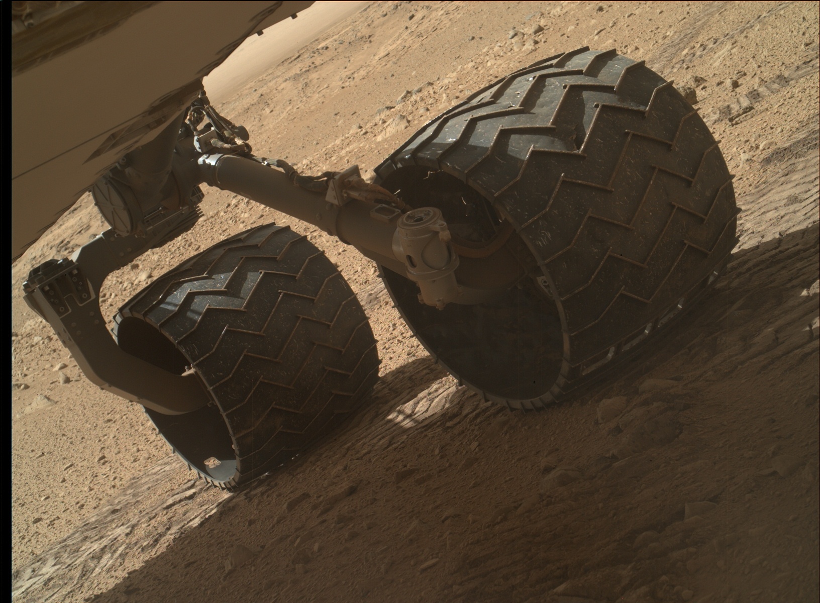 Nasa's Mars rover Curiosity acquired this image using its Mars Hand Lens Imager (MAHLI) on Sol 562