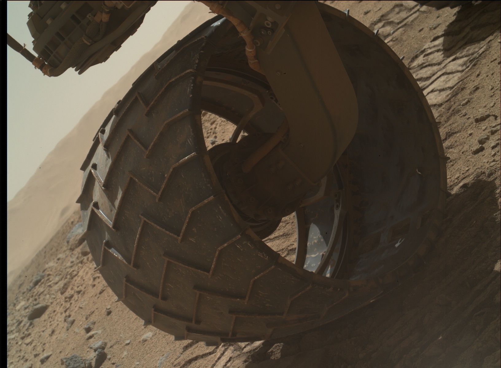 Nasa's Mars rover Curiosity acquired this image using its Mars Hand Lens Imager (MAHLI) on Sol 563