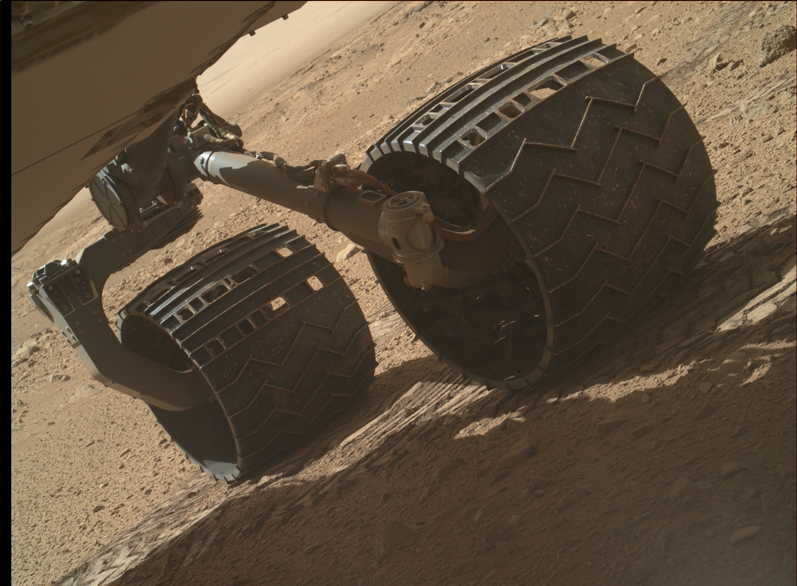 Nasa's Mars rover Curiosity acquired this image using its Mars Hand Lens Imager (MAHLI) on Sol 563