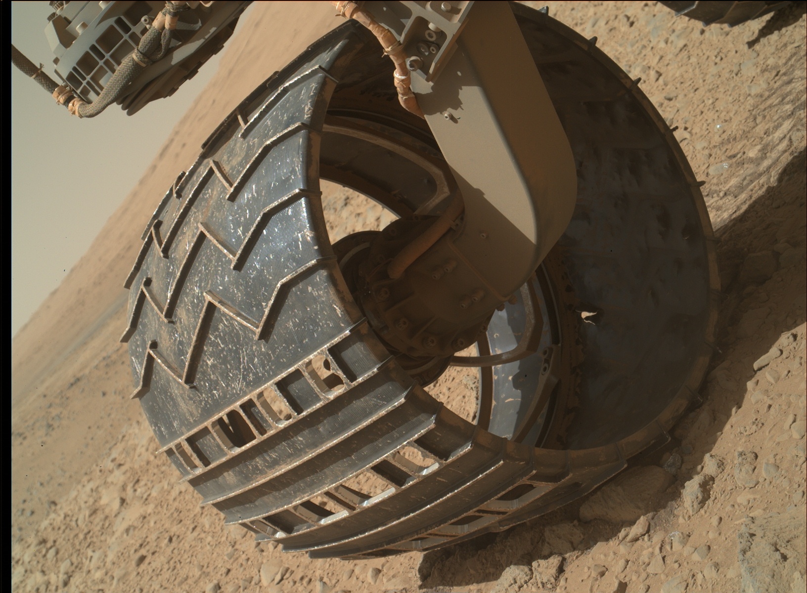 Nasa's Mars rover Curiosity acquired this image using its Mars Hand Lens Imager (MAHLI) on Sol 564
