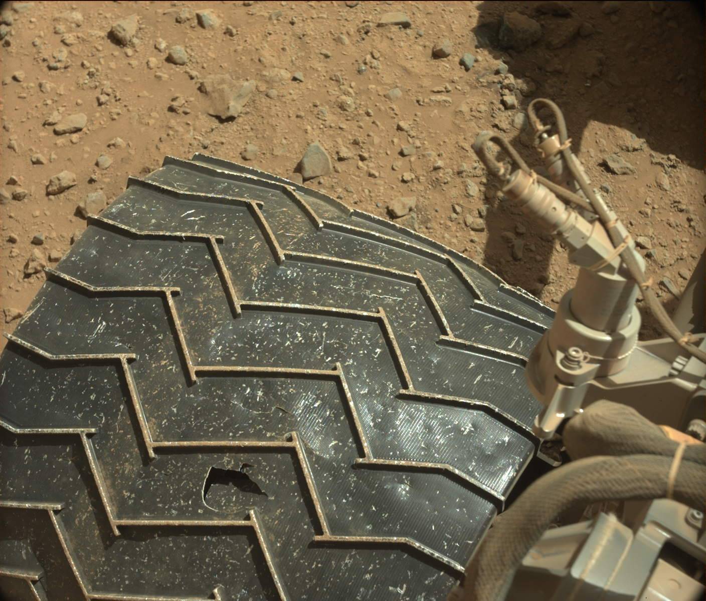 Nasa's Mars rover Curiosity acquired this image using its Mast Camera (Mastcam) on Sol 566