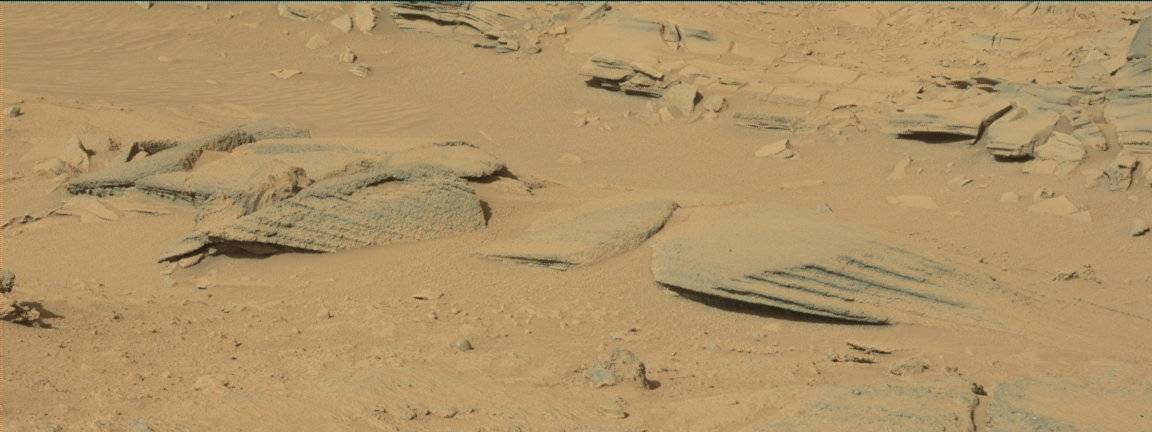 Nasa's Mars rover Curiosity acquired this image using its Mast Camera (Mastcam) on Sol 566