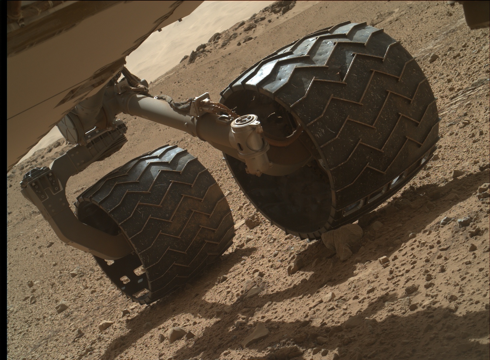 Nasa's Mars rover Curiosity acquired this image using its Mars Hand Lens Imager (MAHLI) on Sol 566