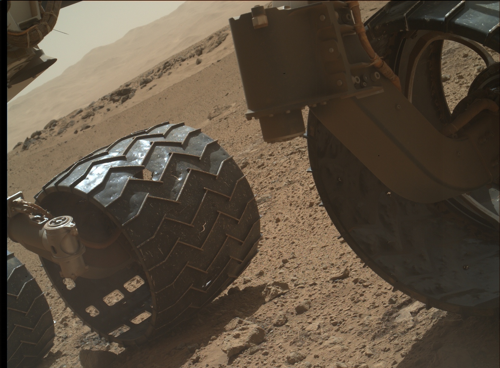 Nasa's Mars rover Curiosity acquired this image using its Mars Hand Lens Imager (MAHLI) on Sol 568