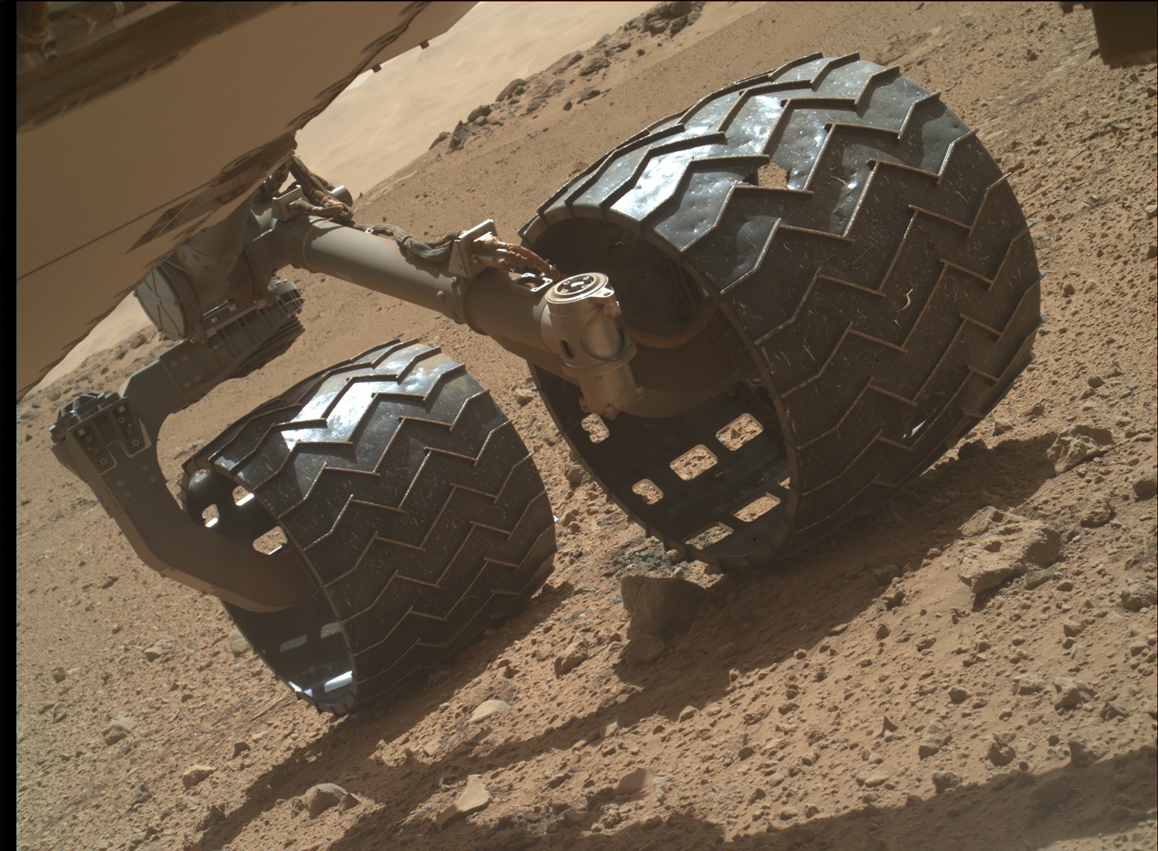 Nasa's Mars rover Curiosity acquired this image using its Mars Hand Lens Imager (MAHLI) on Sol 568
