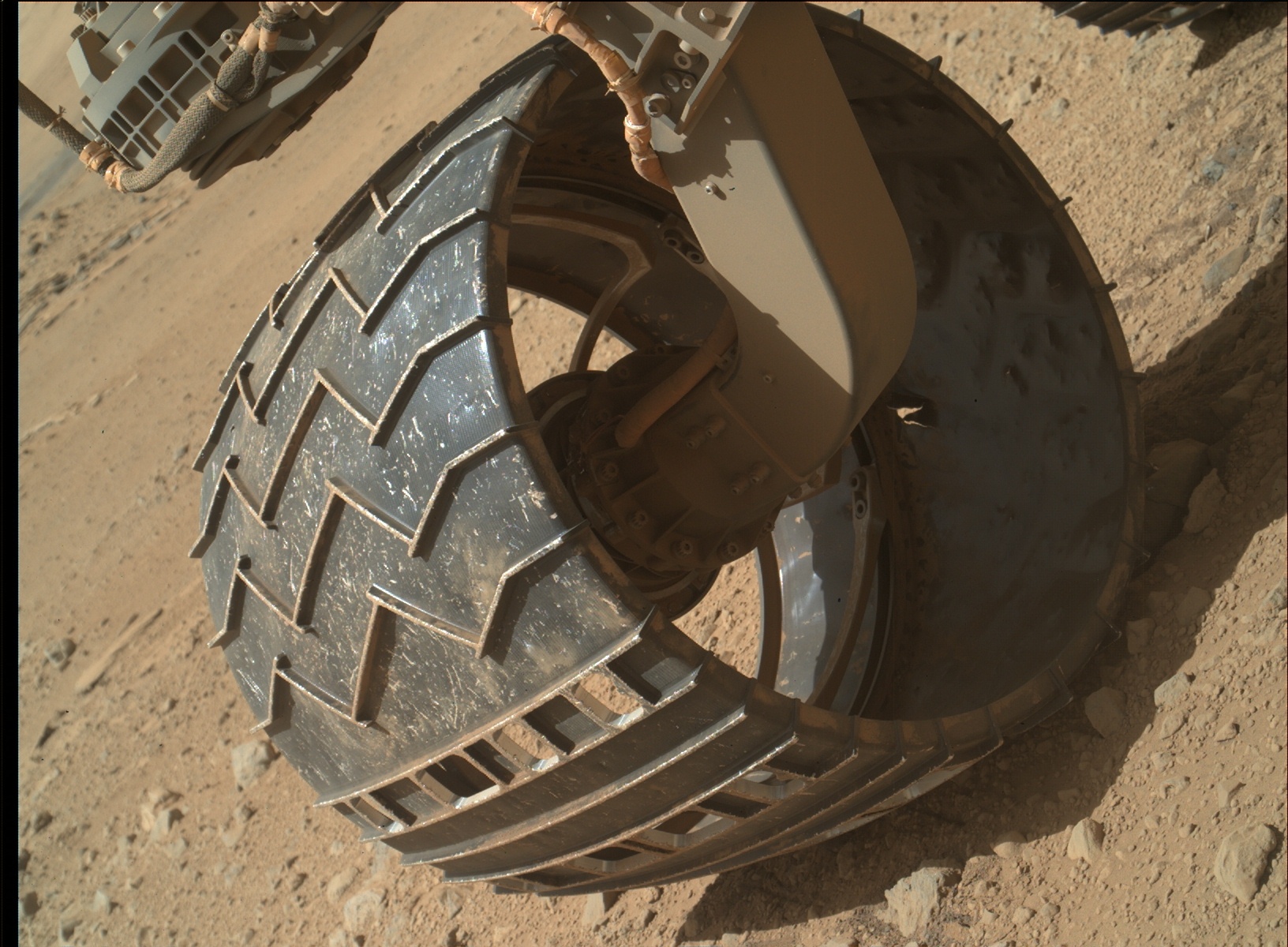 Nasa's Mars rover Curiosity acquired this image using its Mars Hand Lens Imager (MAHLI) on Sol 569