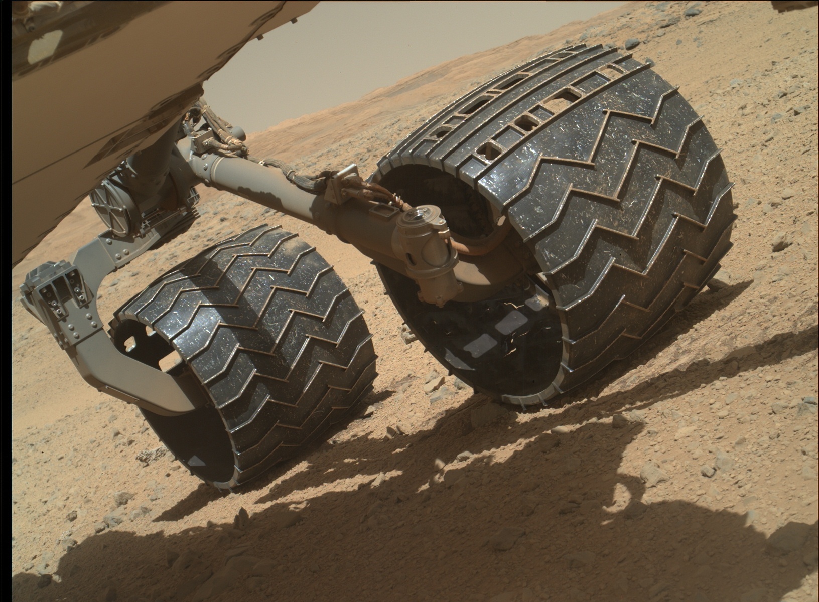 Nasa's Mars rover Curiosity acquired this image using its Mars Hand Lens Imager (MAHLI) on Sol 569