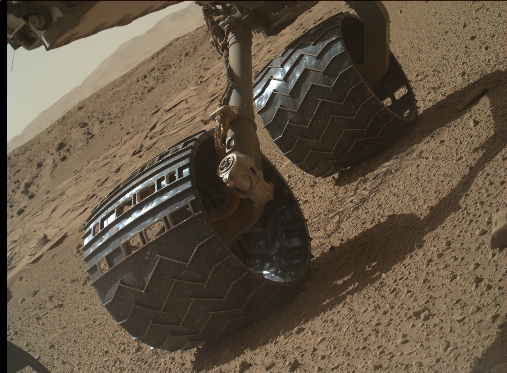 Nasa's Mars rover Curiosity acquired this image using its Mars Hand Lens Imager (MAHLI) on Sol 571