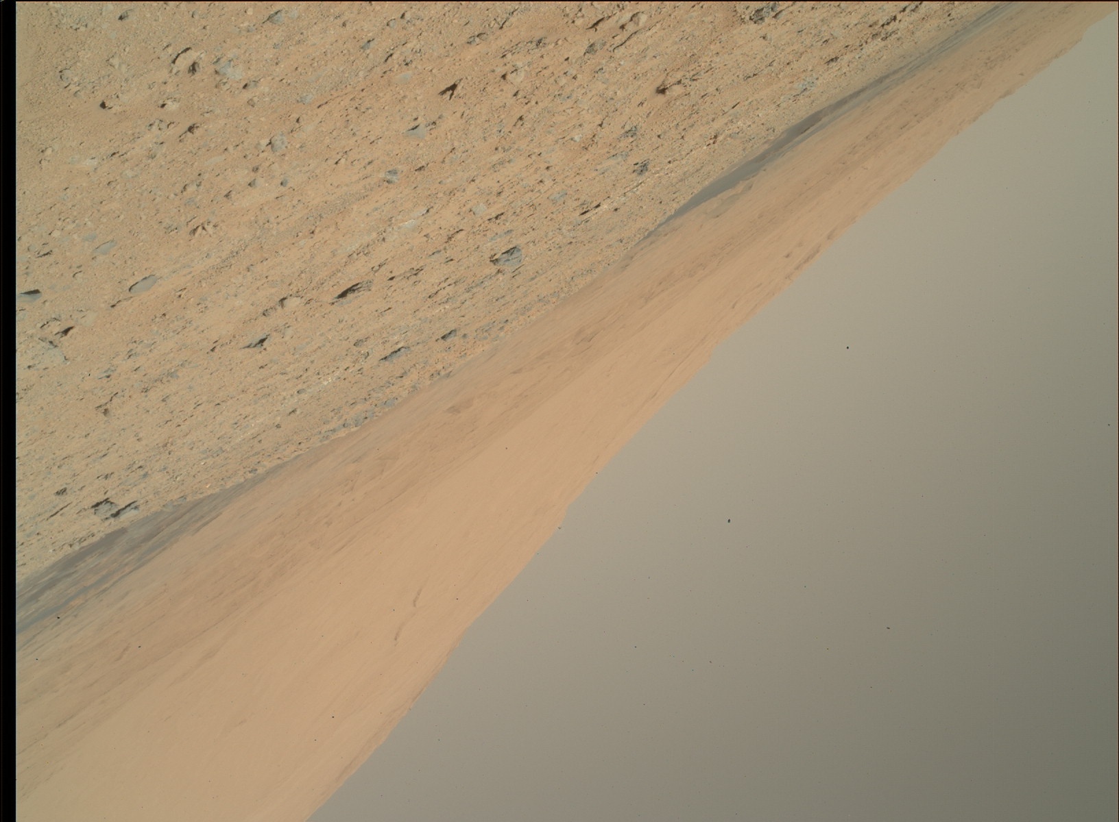 Nasa's Mars rover Curiosity acquired this image using its Mars Hand Lens Imager (MAHLI) on Sol 572