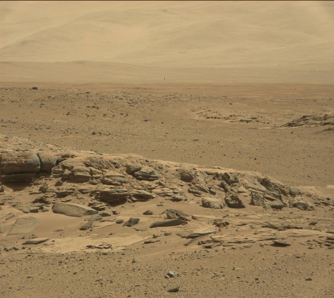 Nasa's Mars rover Curiosity acquired this image using its Mast Camera (Mastcam) on Sol 574