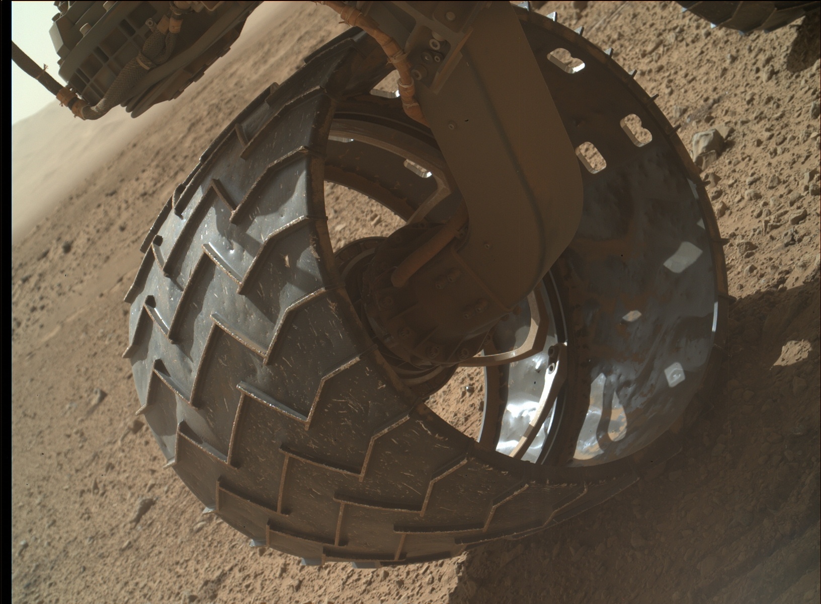 Nasa's Mars rover Curiosity acquired this image using its Mars Hand Lens Imager (MAHLI) on Sol 574