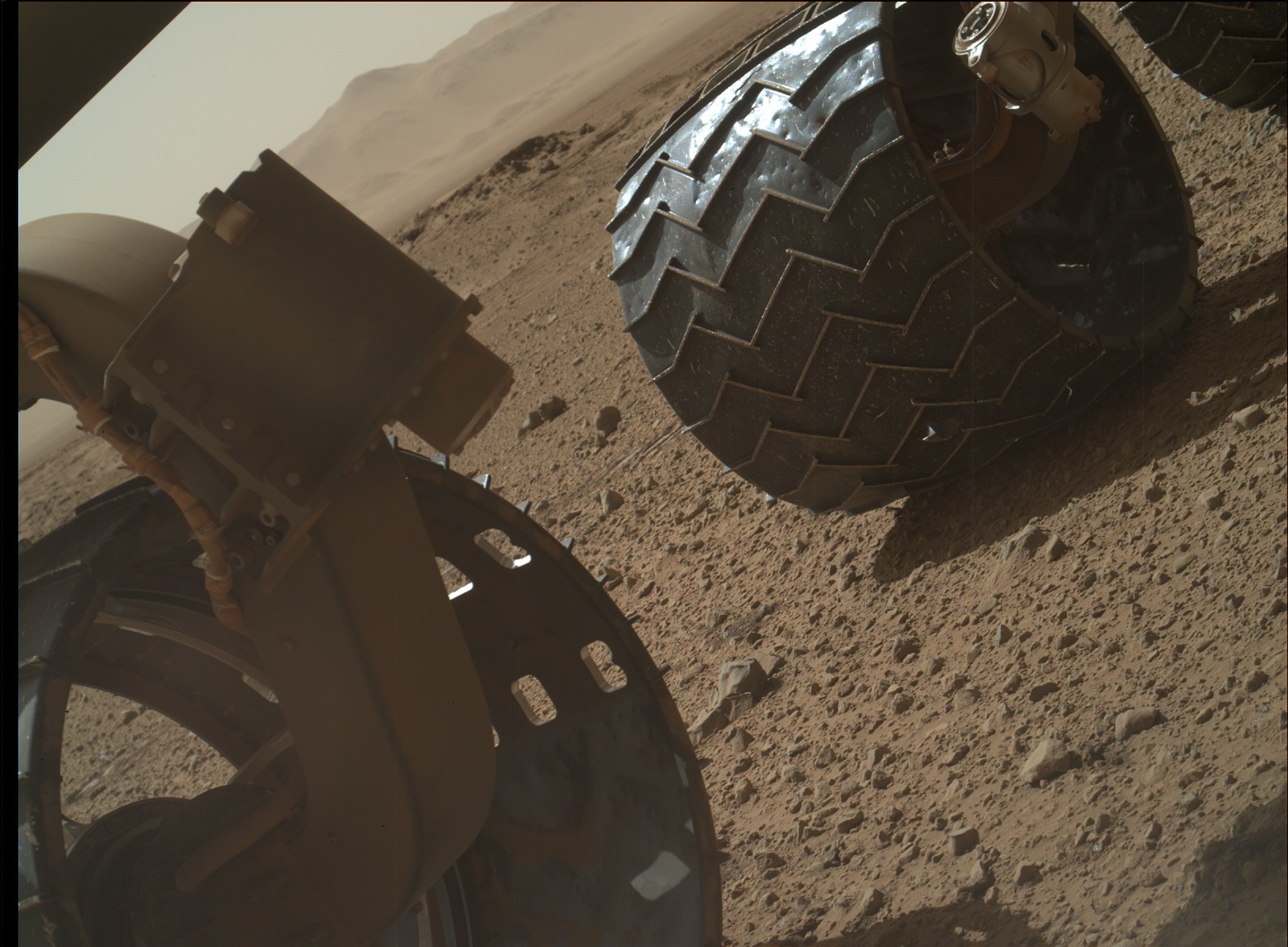 Nasa's Mars rover Curiosity acquired this image using its Mars Hand Lens Imager (MAHLI) on Sol 574