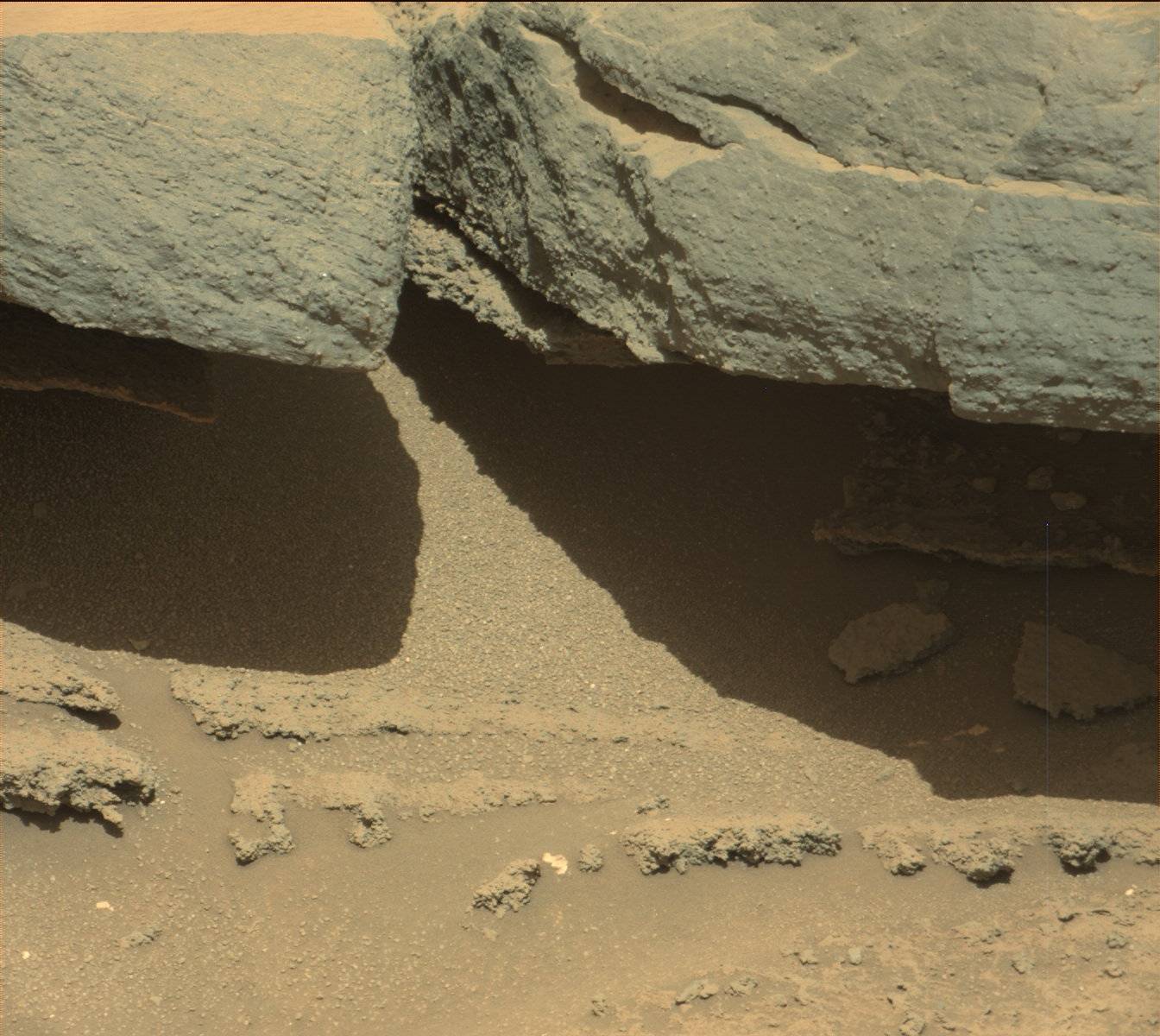 Nasa's Mars rover Curiosity acquired this image using its Mast Camera (Mastcam) on Sol 576