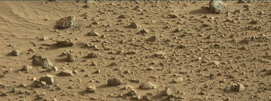 Nasa's Mars rover Curiosity acquired this image using its Mast Camera (Mastcam) on Sol 580