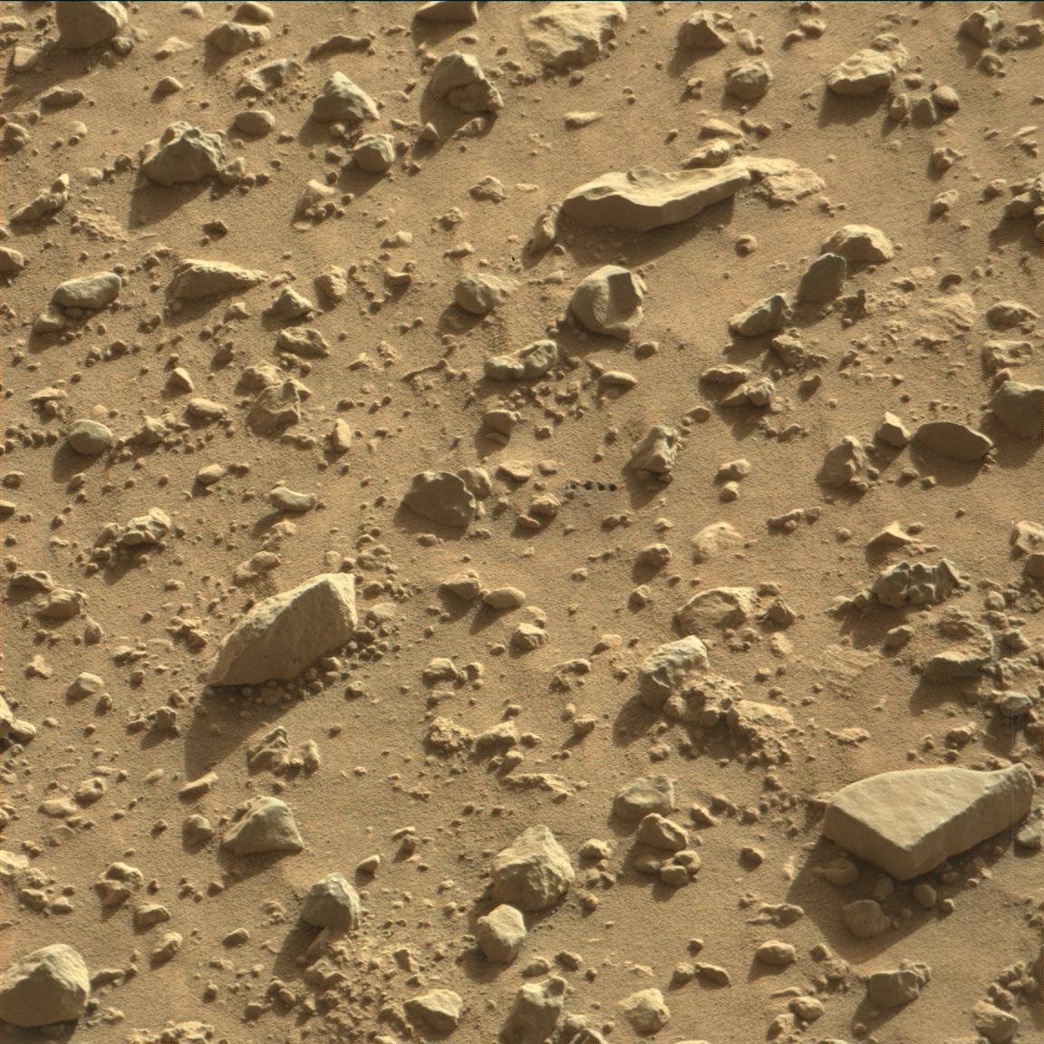 Nasa's Mars rover Curiosity acquired this image using its Mast Camera (Mastcam) on Sol 583