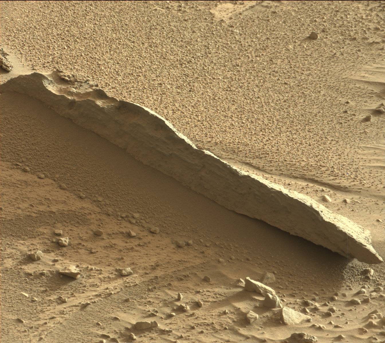 Nasa's Mars rover Curiosity acquired this image using its Mast Camera (Mastcam) on Sol 584