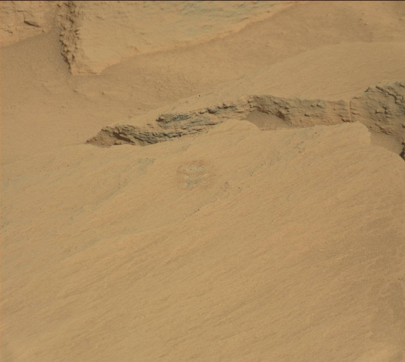 Nasa's Mars rover Curiosity acquired this image using its Mast Camera (Mastcam) on Sol 585