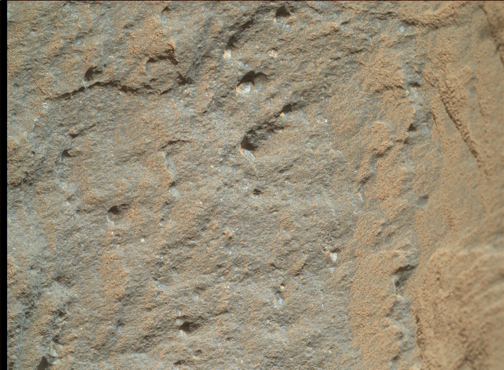 Nasa's Mars rover Curiosity acquired this image using its Mars Hand Lens Imager (MAHLI) on Sol 585