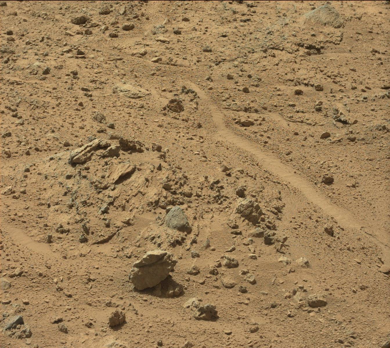 Nasa's Mars rover Curiosity acquired this image using its Mast Camera (Mastcam) on Sol 588