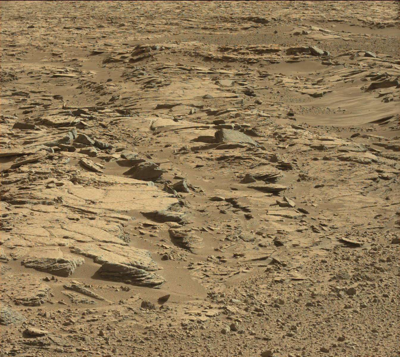 Nasa's Mars rover Curiosity acquired this image using its Mast Camera (Mastcam) on Sol 589