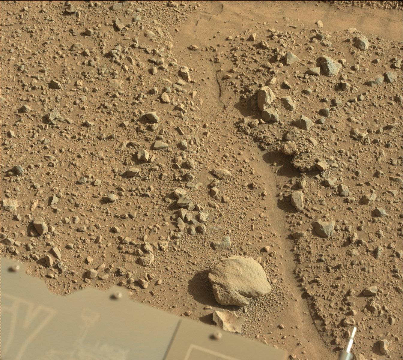 Nasa's Mars rover Curiosity acquired this image using its Mast Camera (Mastcam) on Sol 589
