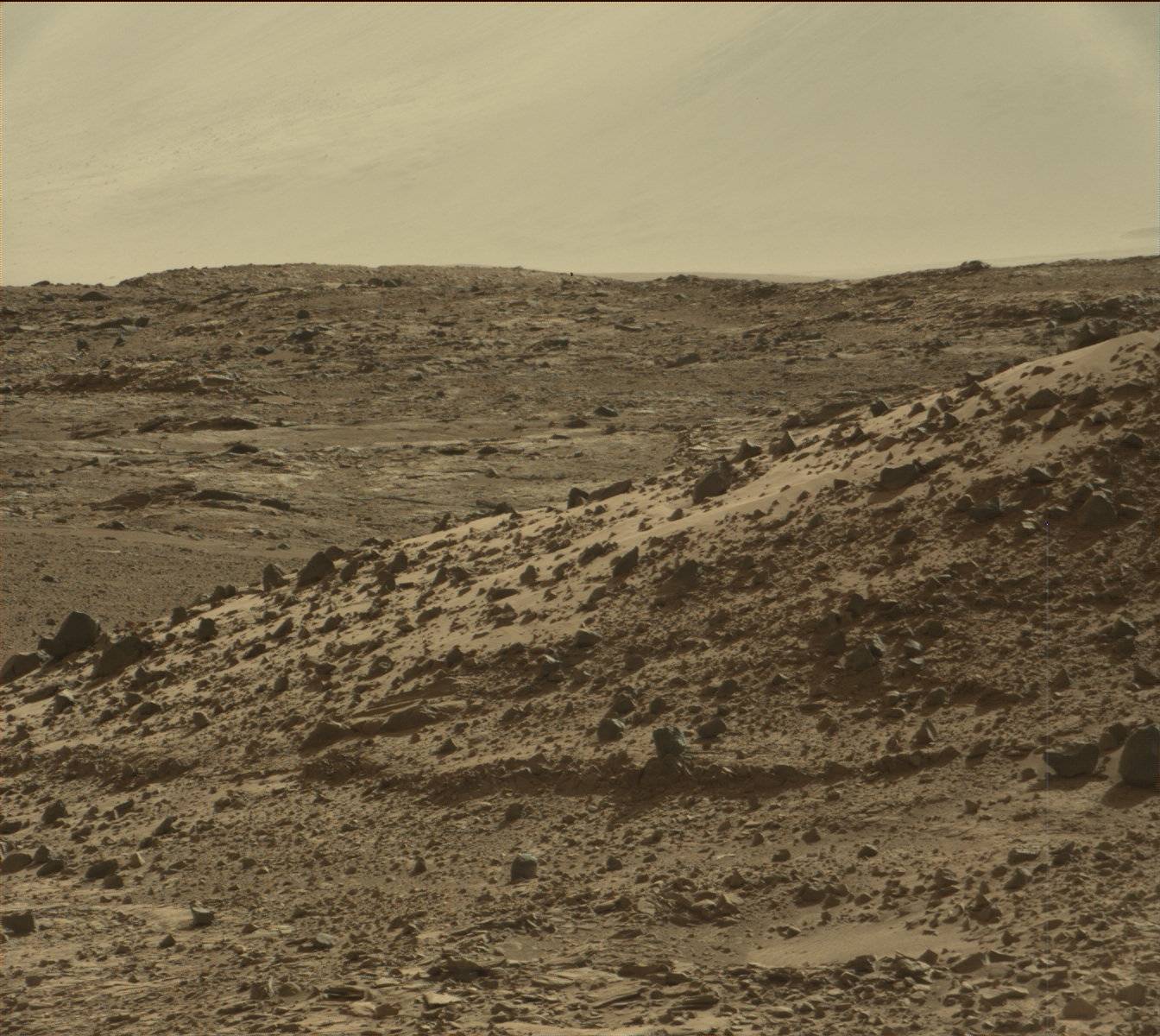 Nasa's Mars rover Curiosity acquired this image using its Mast Camera (Mastcam) on Sol 590