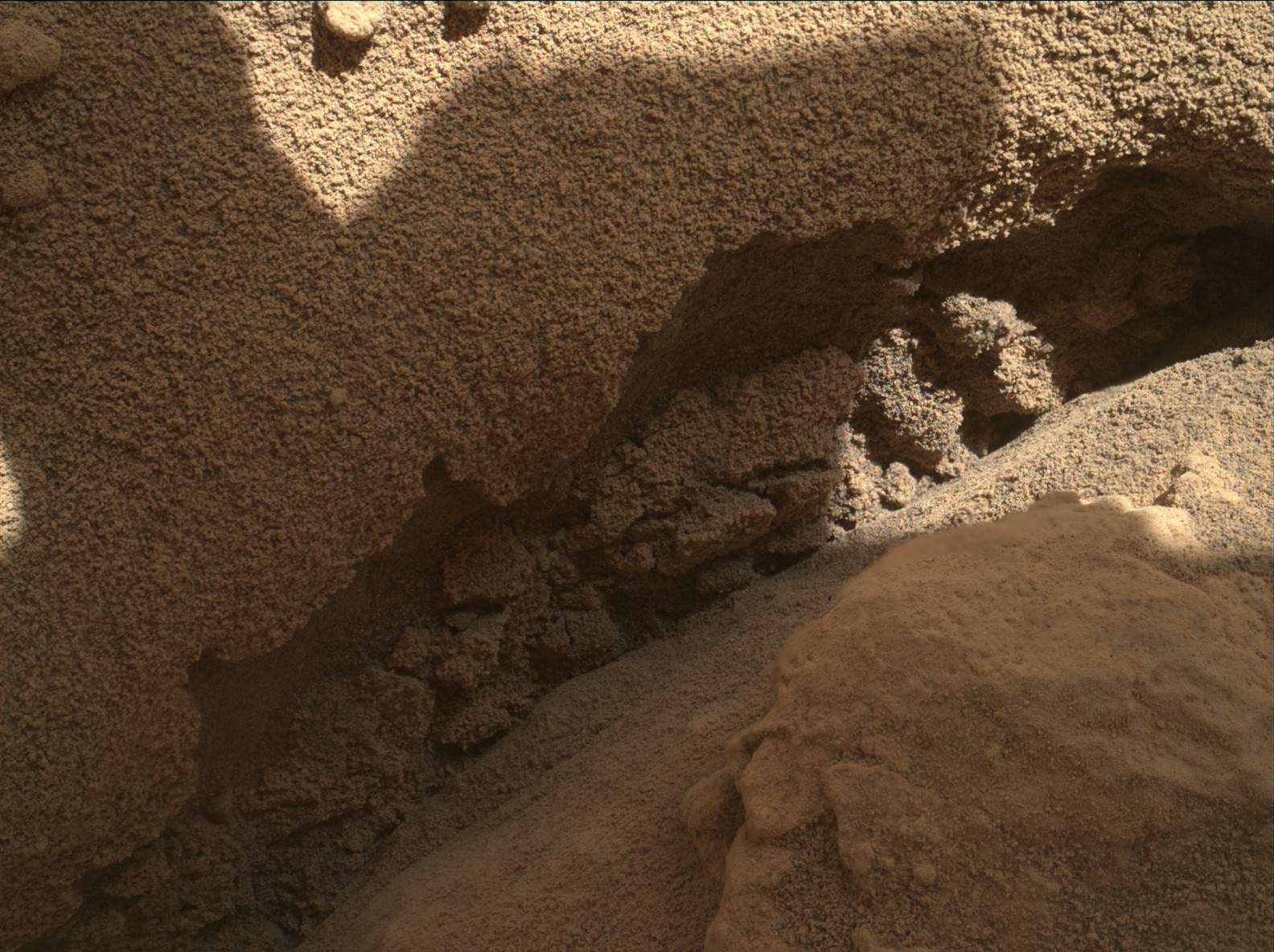 Nasa's Mars rover Curiosity acquired this image using its Mars Hand Lens Imager (MAHLI) on Sol 591