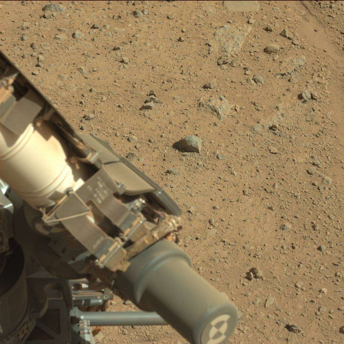 Nasa's Mars rover Curiosity acquired this image using its Mast Camera (Mastcam) on Sol 592