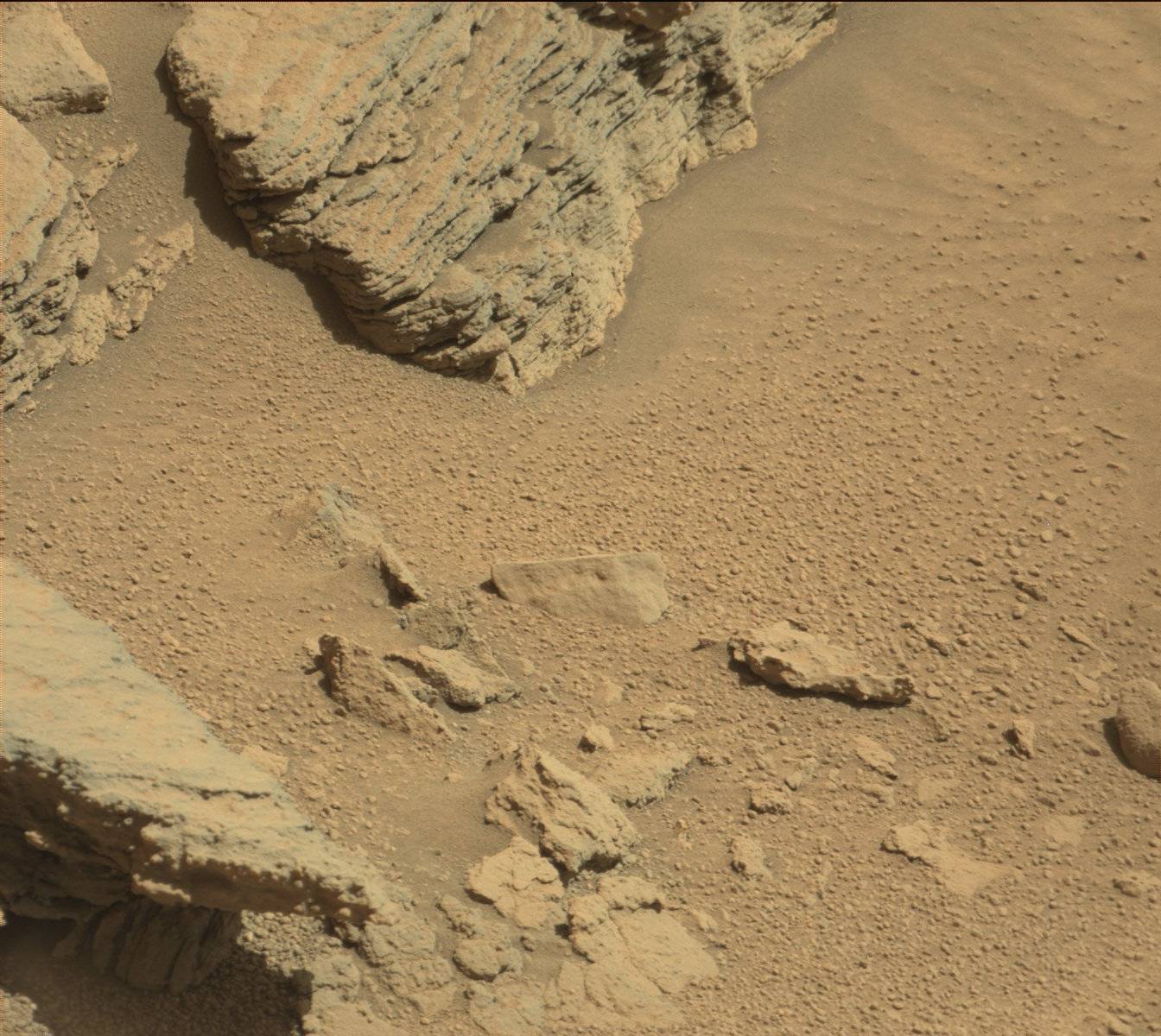 Nasa's Mars rover Curiosity acquired this image using its Mast Camera (Mastcam) on Sol 593