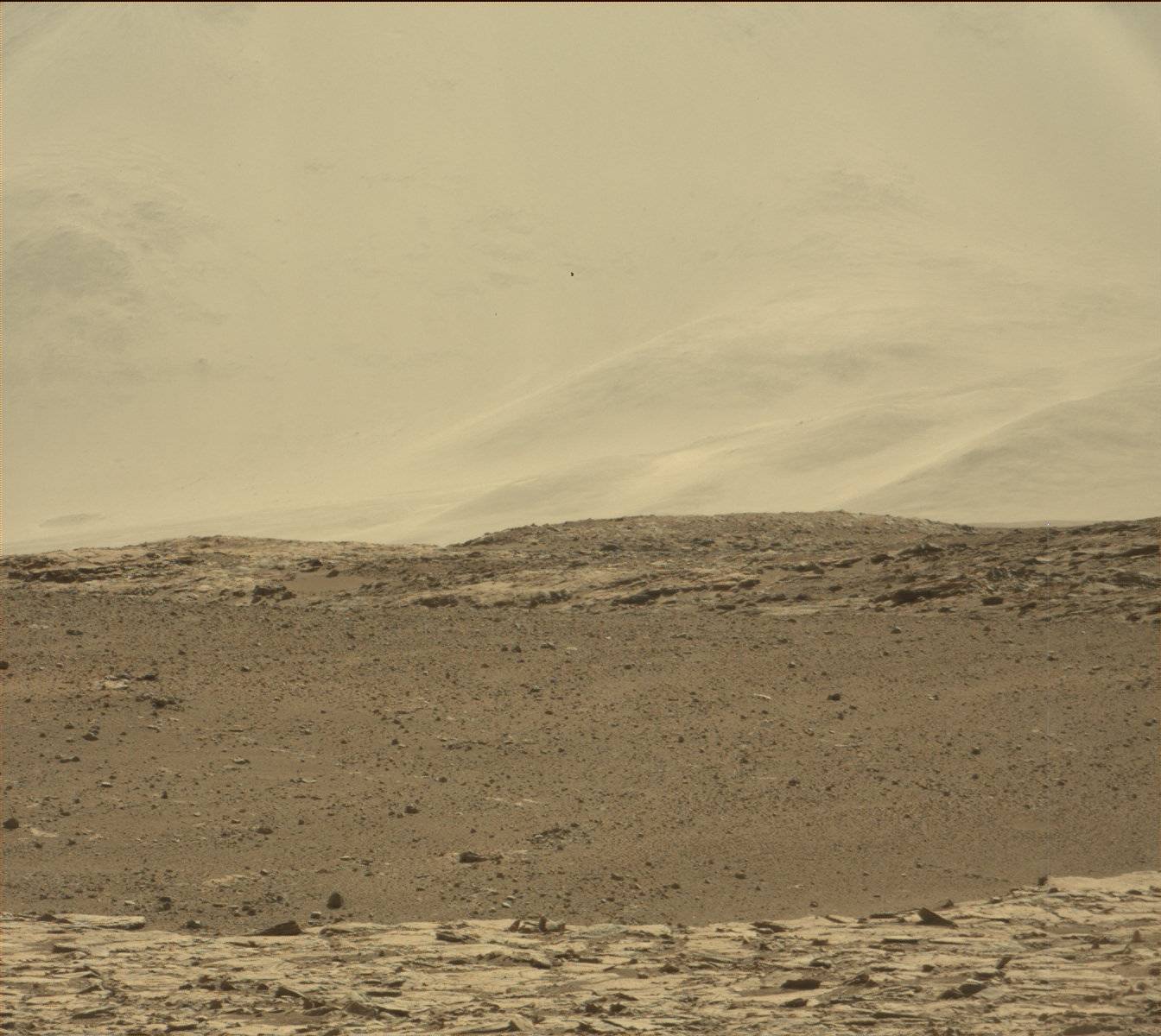 Nasa's Mars rover Curiosity acquired this image using its Mast Camera (Mastcam) on Sol 595