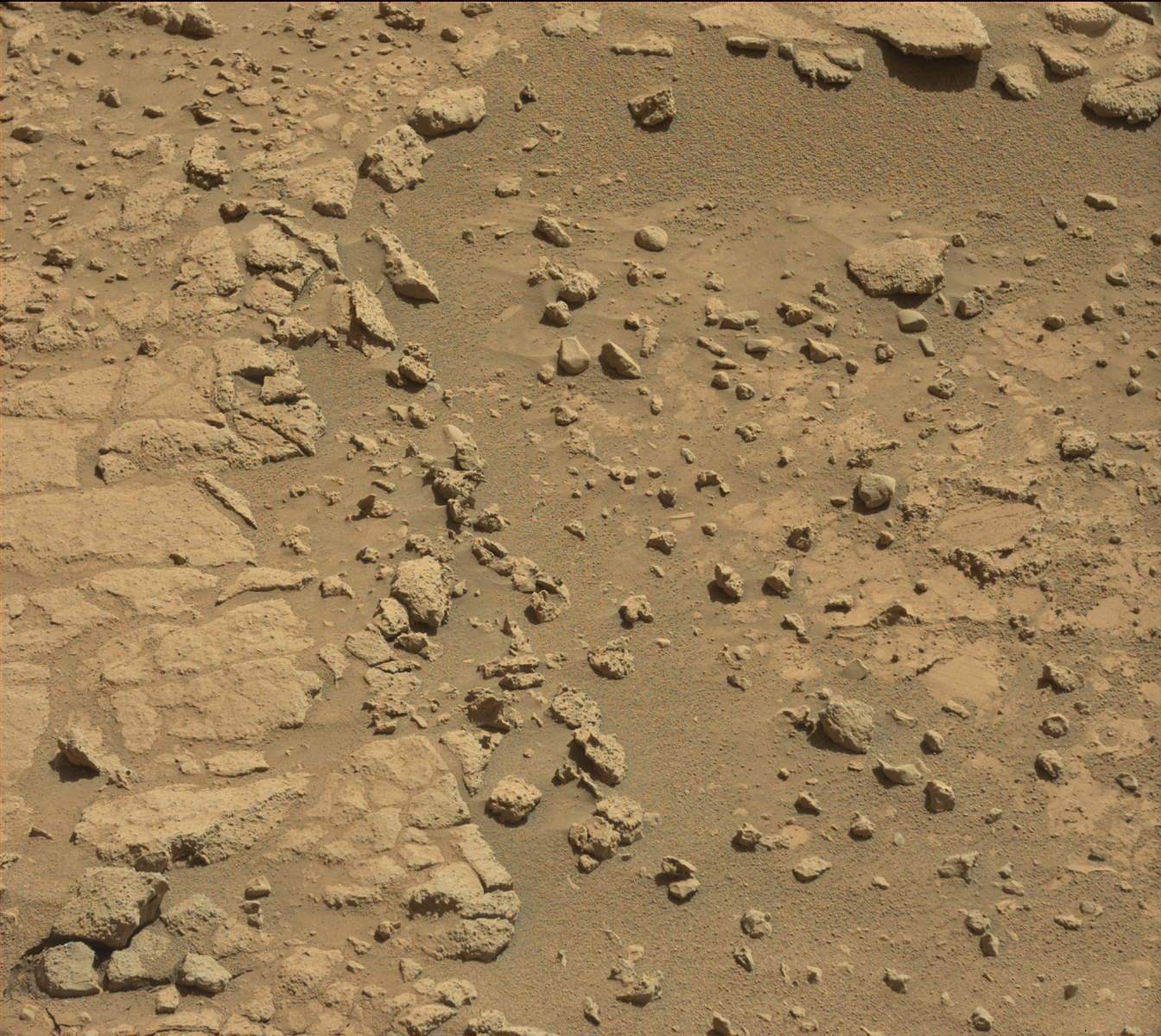 Nasa's Mars rover Curiosity acquired this image using its Mast Camera (Mastcam) on Sol 597