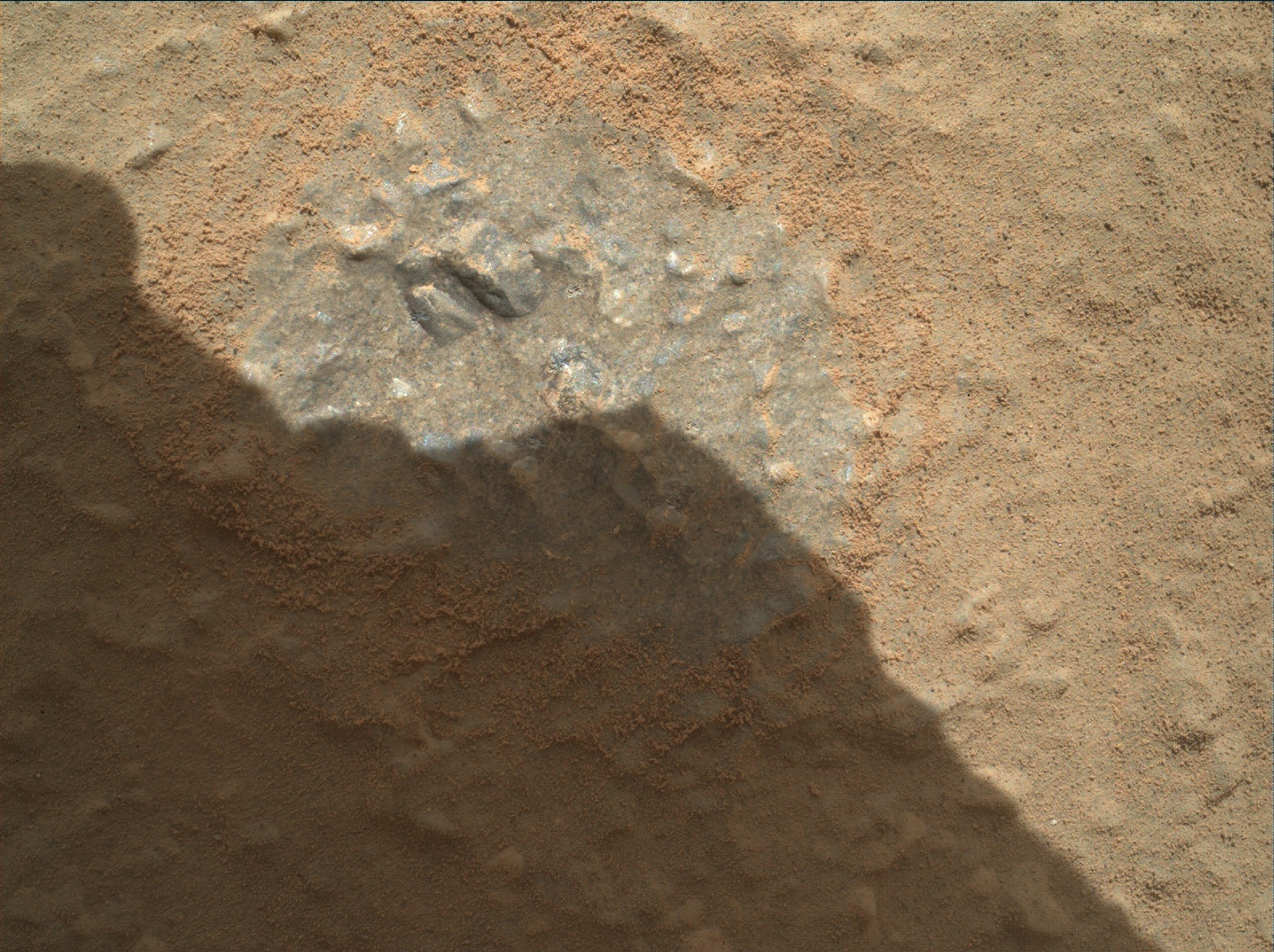 Nasa's Mars rover Curiosity acquired this image using its Mars Hand Lens Imager (MAHLI) on Sol 601