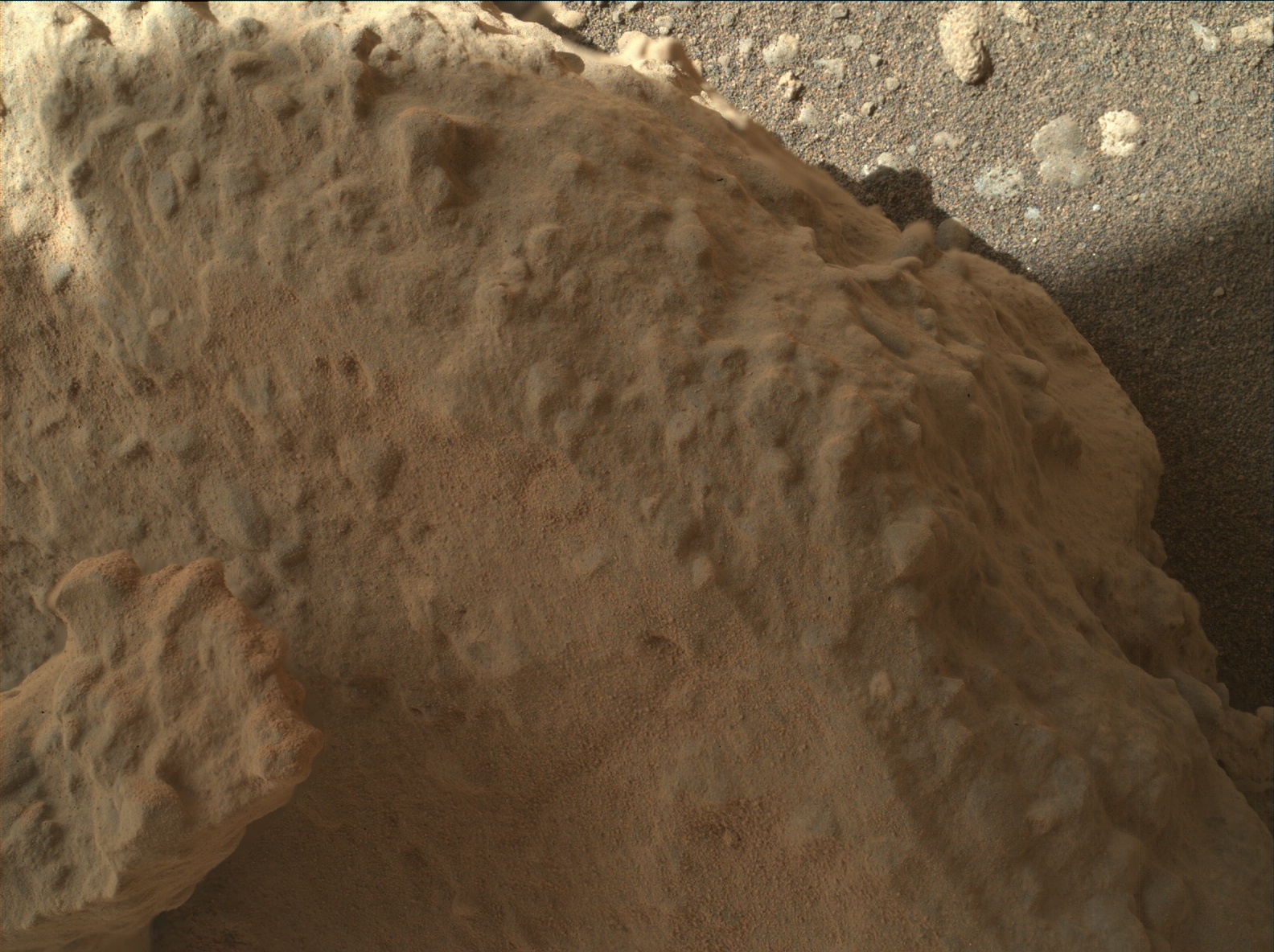 Nasa's Mars rover Curiosity acquired this image using its Mars Hand Lens Imager (MAHLI) on Sol 601