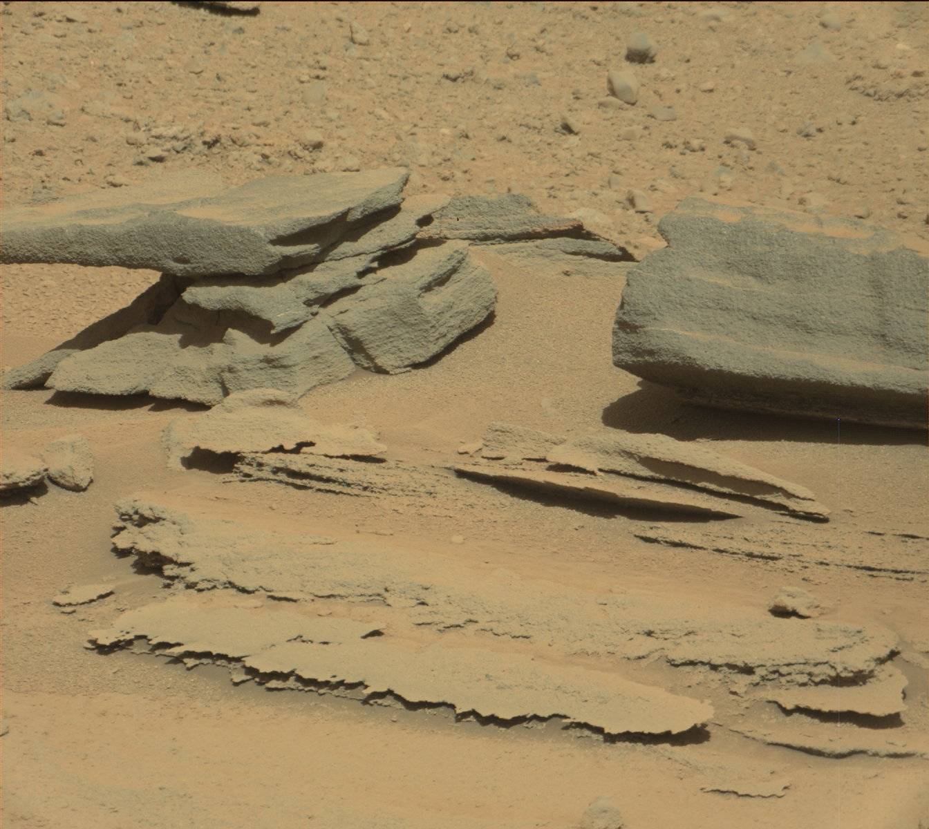 Nasa's Mars rover Curiosity acquired this image using its Mast Camera (Mastcam) on Sol 602