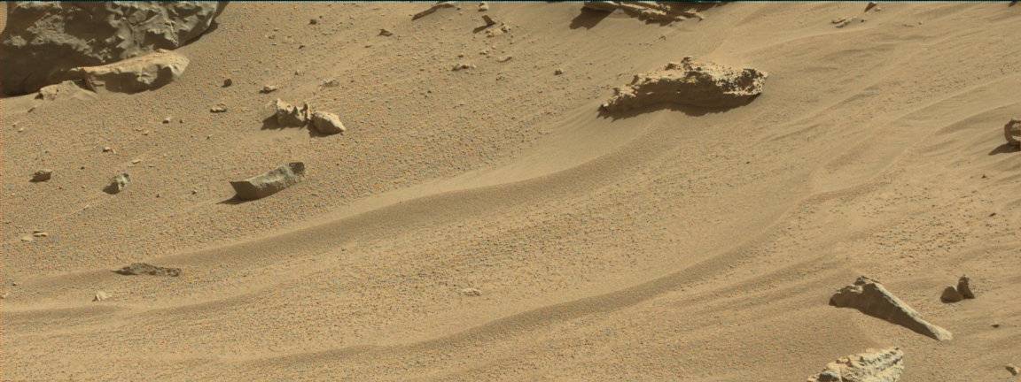 Nasa's Mars rover Curiosity acquired this image using its Mast Camera (Mastcam) on Sol 604