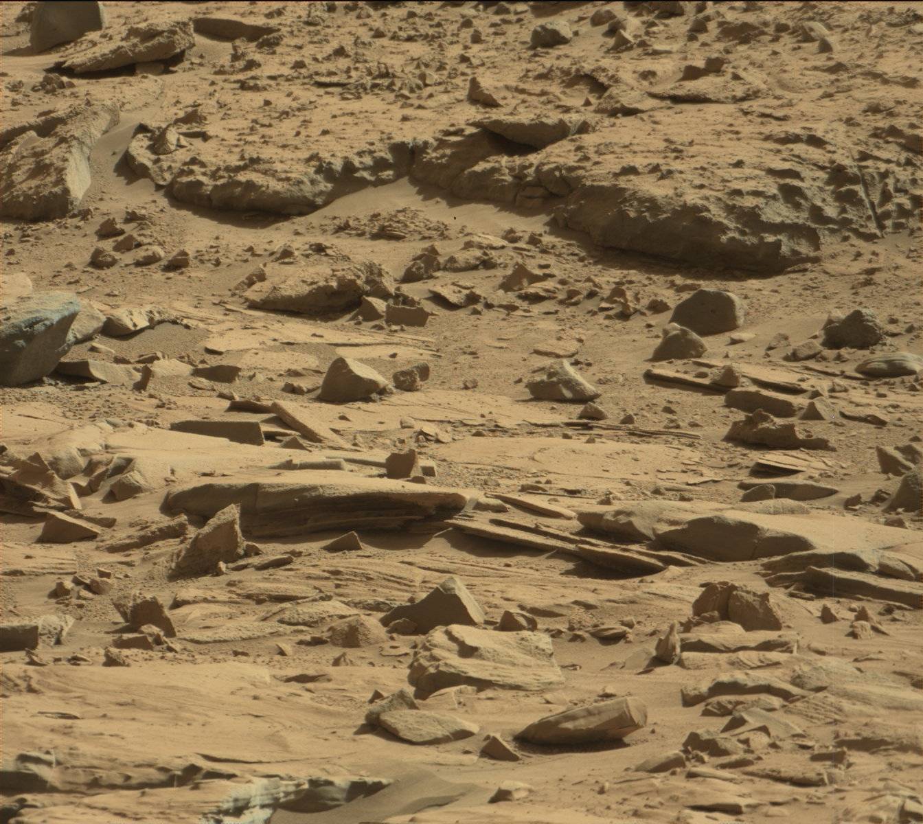 Nasa's Mars rover Curiosity acquired this image using its Mast Camera (Mastcam) on Sol 604