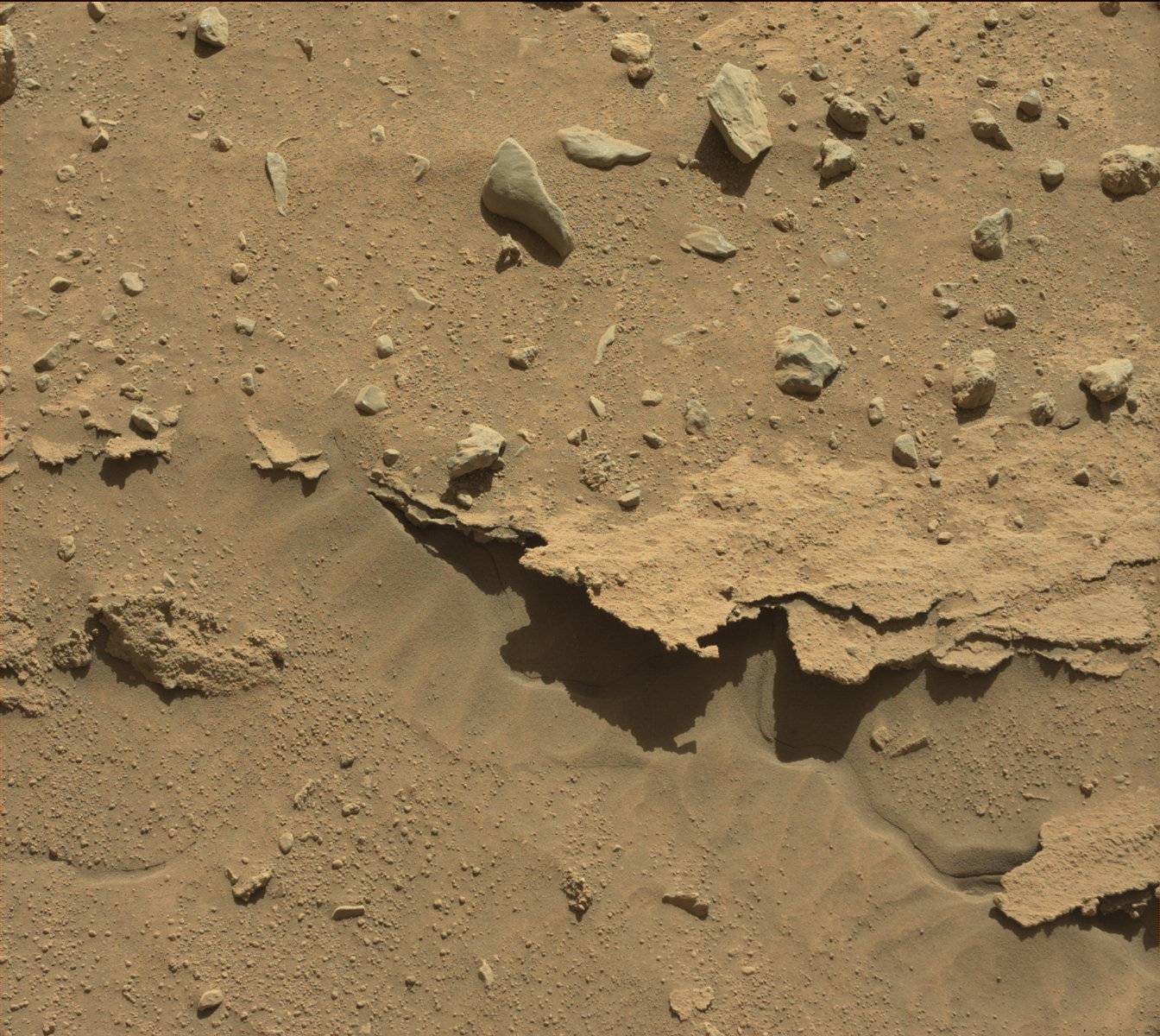 Nasa's Mars rover Curiosity acquired this image using its Mast Camera (Mastcam) on Sol 605