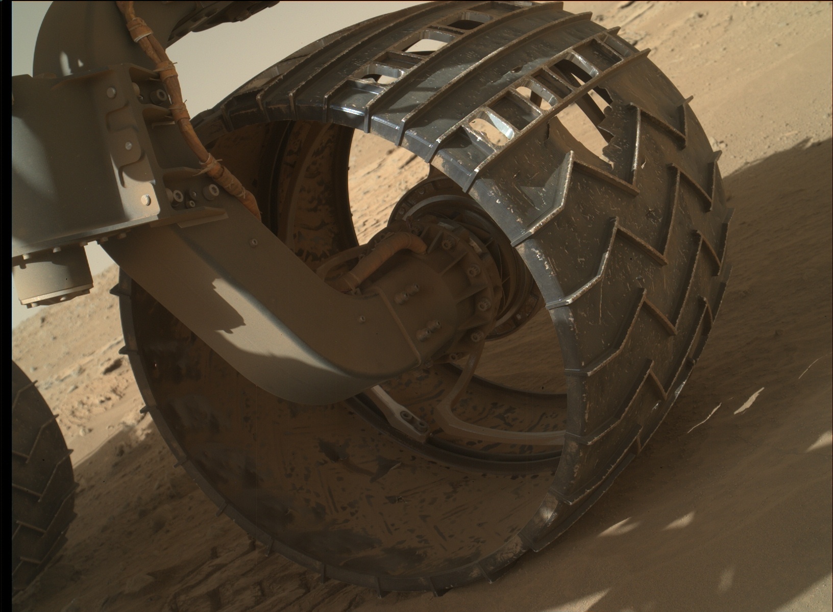 Nasa's Mars rover Curiosity acquired this image using its Mars Hand Lens Imager (MAHLI) on Sol 605