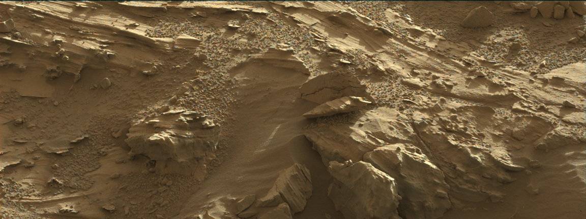 Nasa's Mars rover Curiosity acquired this image using its Mast Camera (Mastcam) on Sol 606