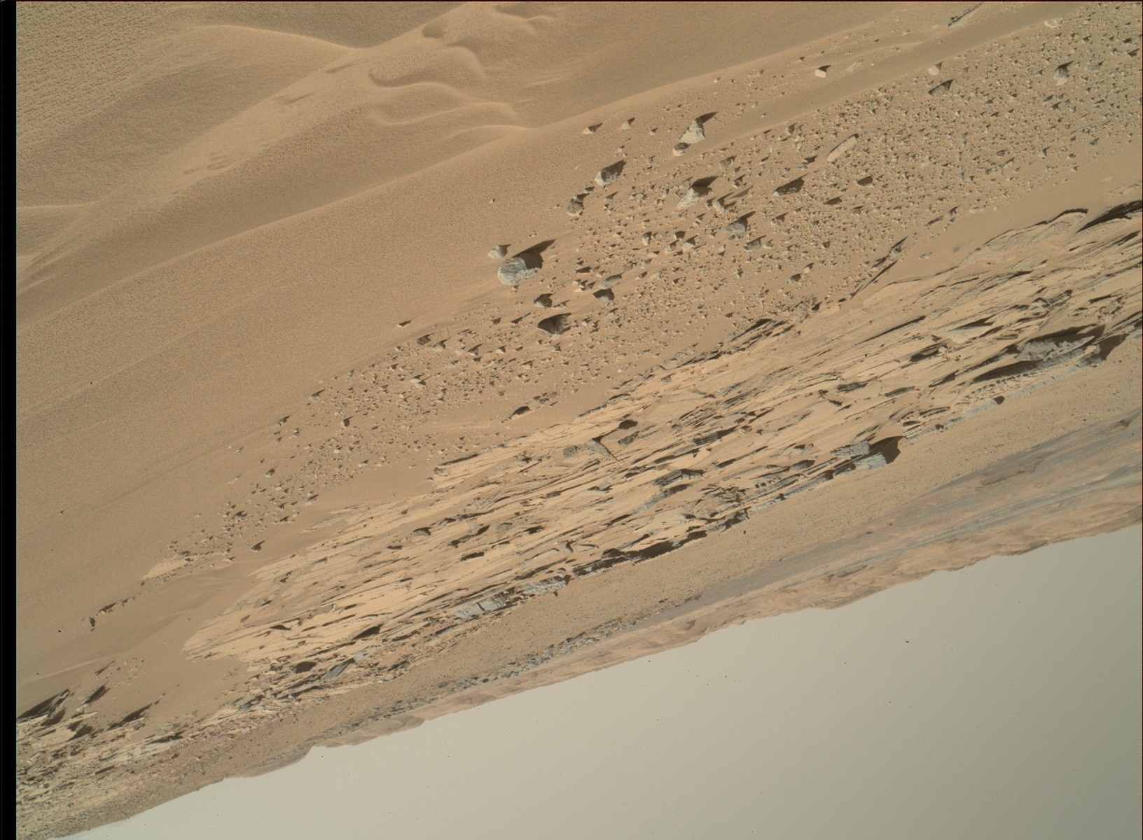Nasa's Mars rover Curiosity acquired this image using its Mars Hand Lens Imager (MAHLI) on Sol 606
