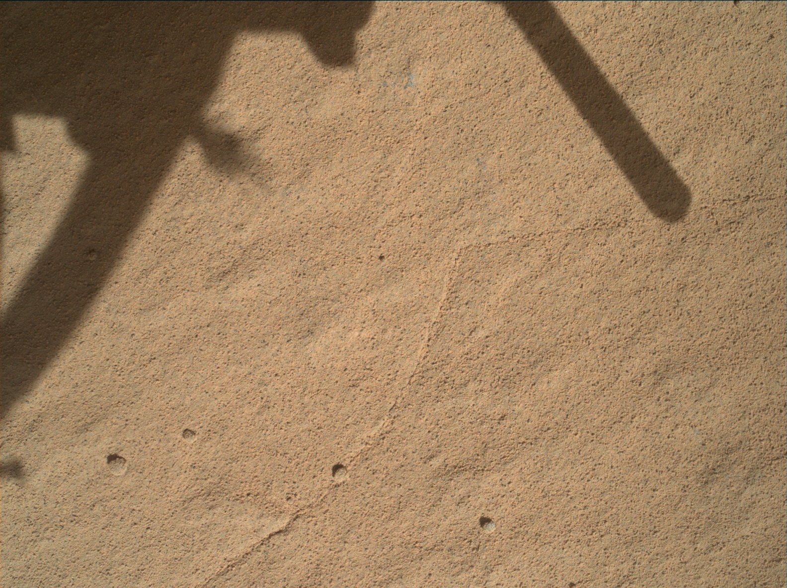 Nasa's Mars rover Curiosity acquired this image using its Mars Hand Lens Imager (MAHLI) on Sol 612